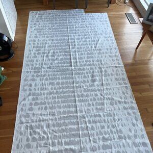 Schumacher Queen Of Spain in Dove Fabric Remnant 54" W x 116" L